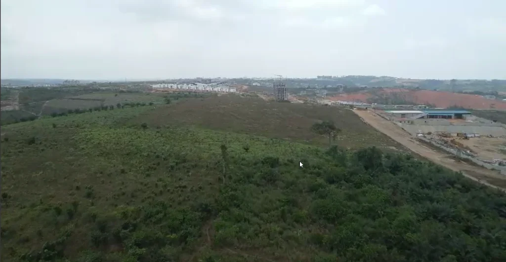Vue aérienne du site 2
